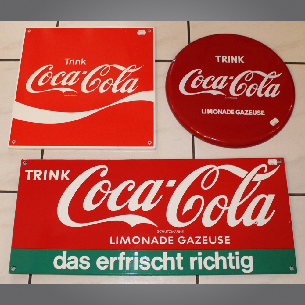 Coca-Cola-Schilder