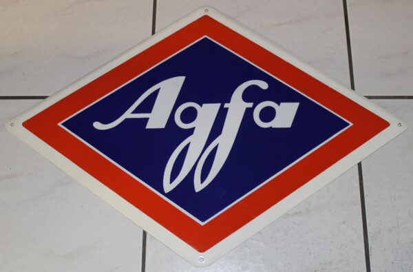 Agfa Emailschild