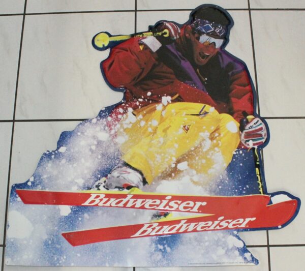 Budweiser Ski Blechschild