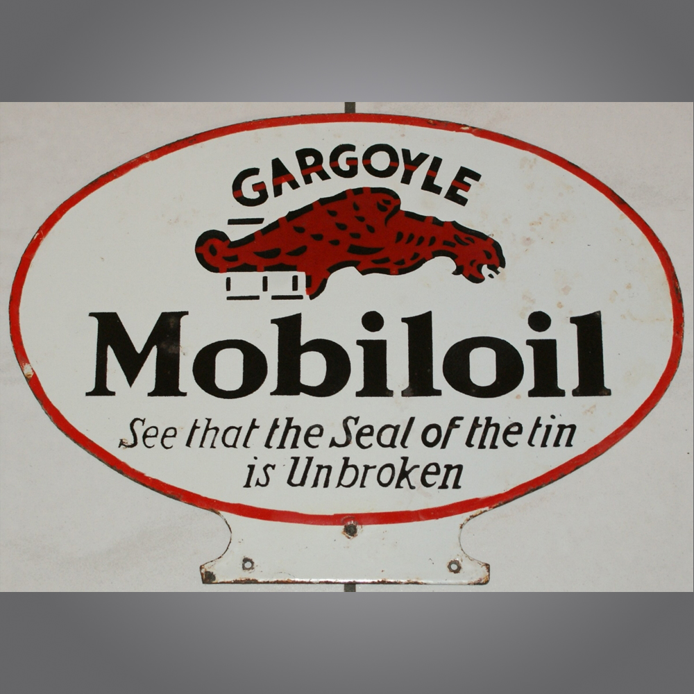 Mobiloil-Gargoyle-Emailschild-Seal-1