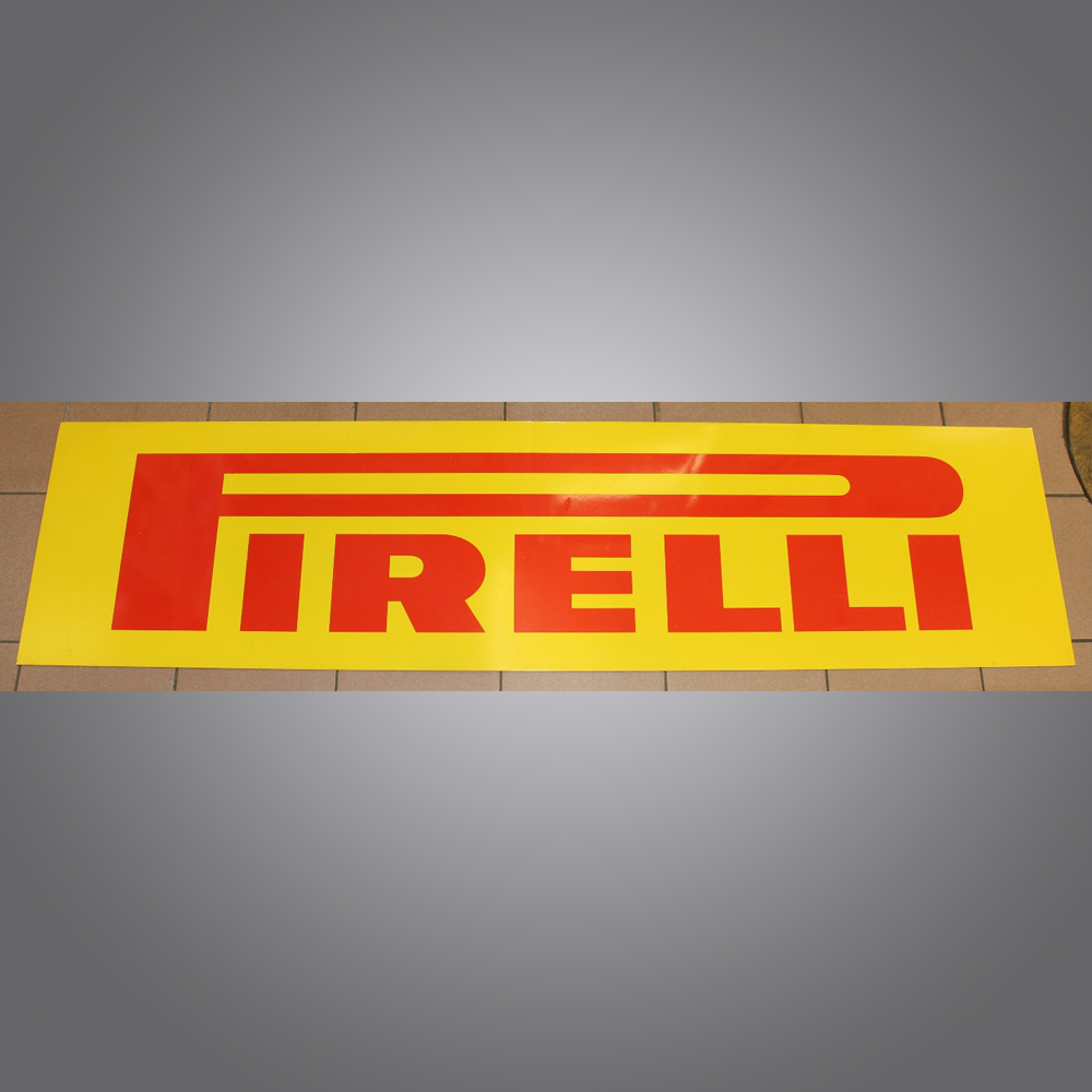 Pirelli-Blechschild-1