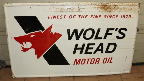 Wolfs Head Motor Oil Blechschild