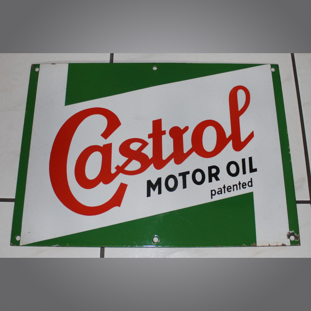 Castrol-Motor-Oil-Emailschild