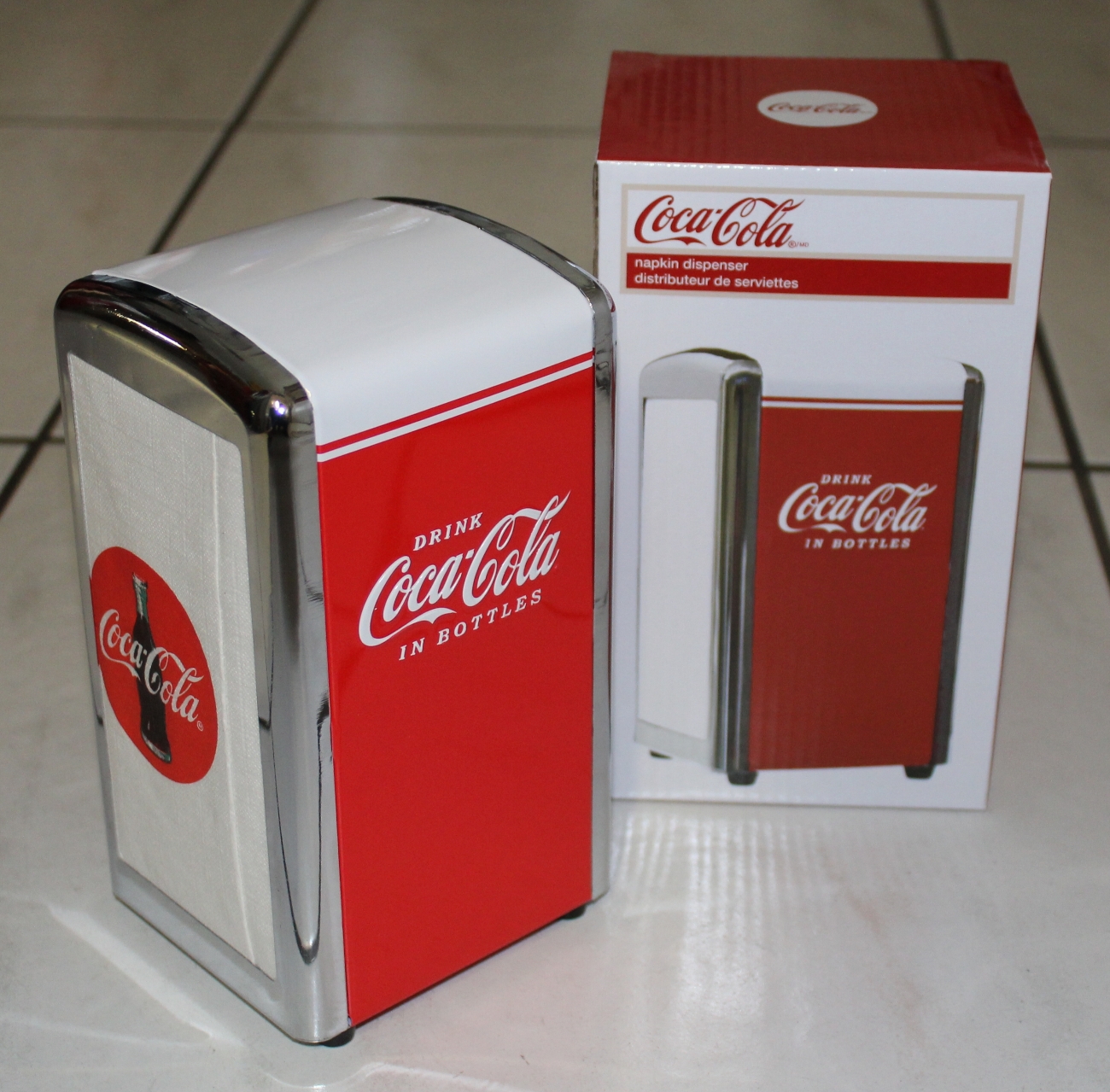 Willkommen bei The Fifties Corner - Coca Cola Servietten Spender