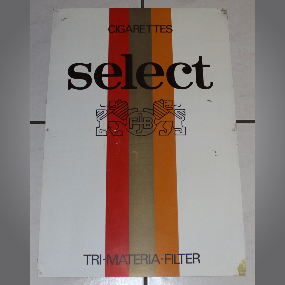 Select-Cigarettes-Blechschild