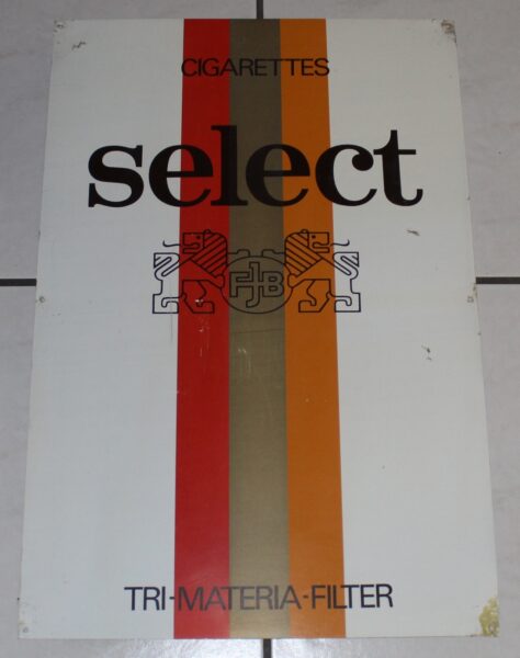 Selecta Cigarettes Blechschild 1