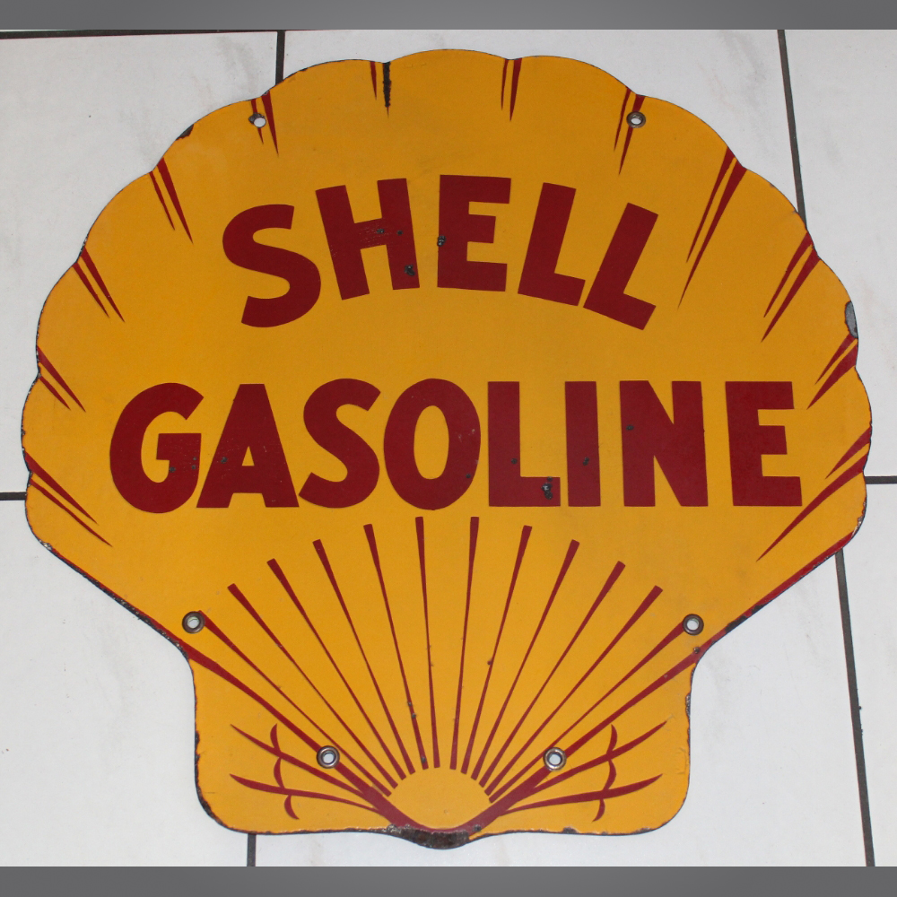 Shell-Gasoline-Emailschild