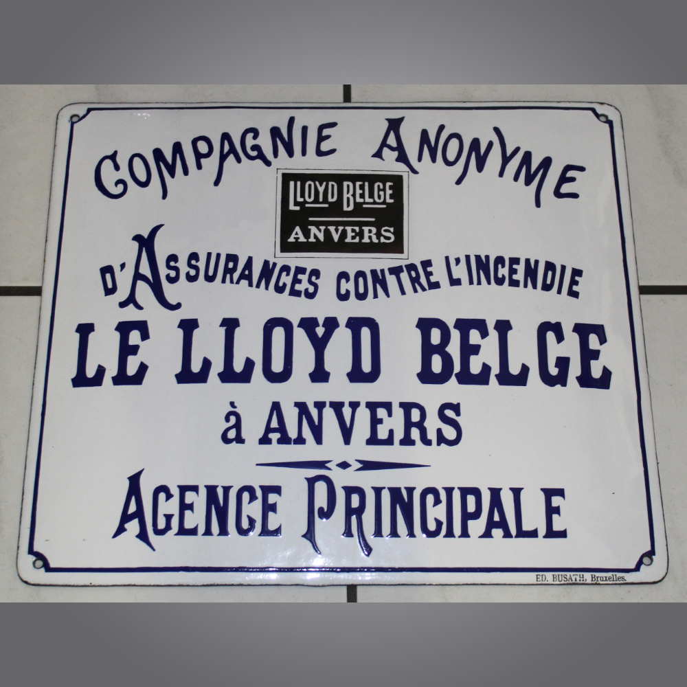 Le-Lloyd-Belge-Emailschild