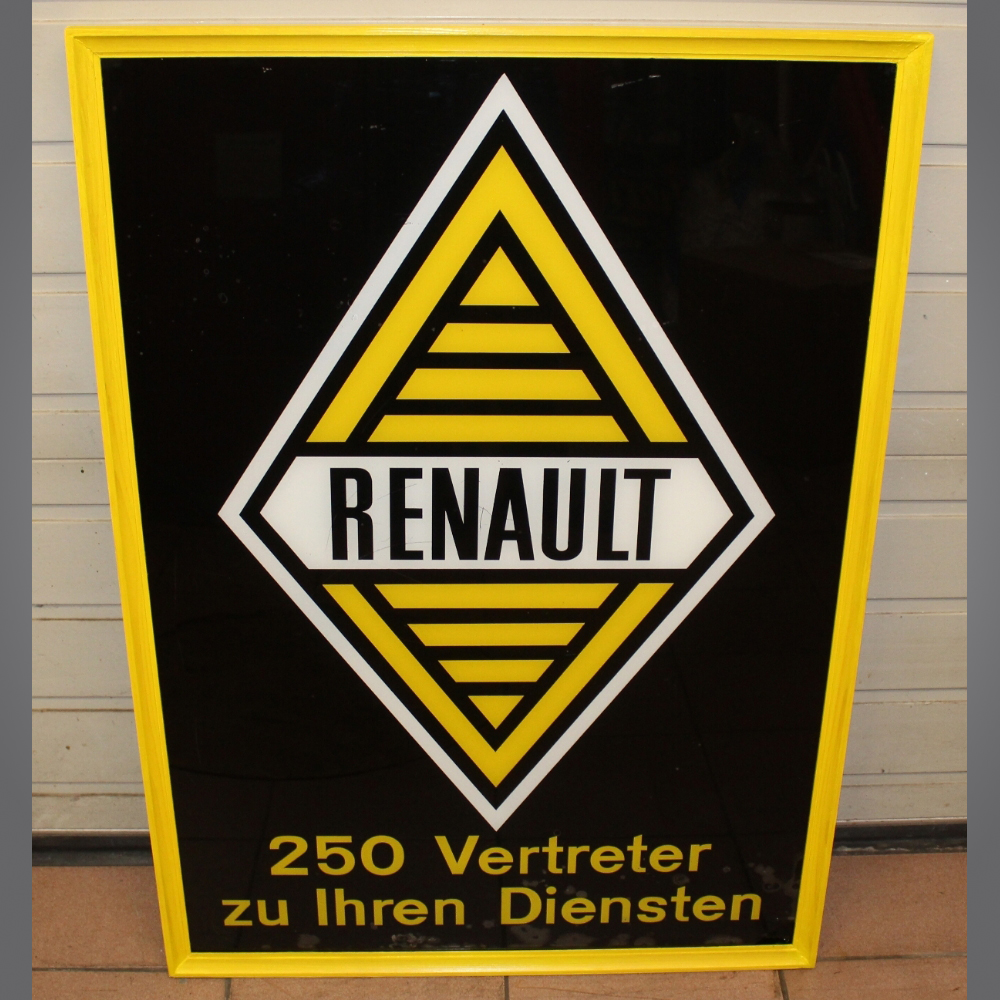 Renault-Hinterglas-Bild