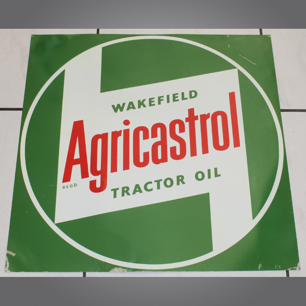 Agricastrol-Aluminiumschild