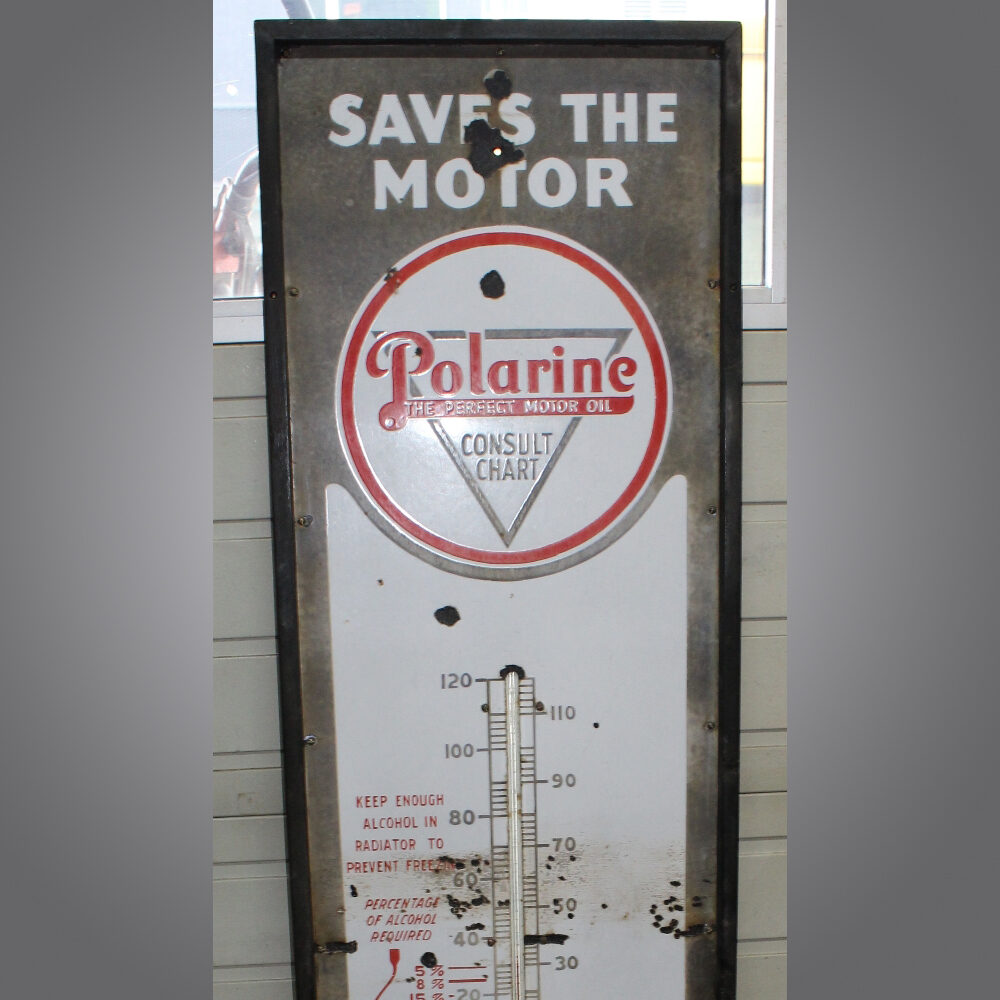 Polarine-Motor-Oil-Thermometer-Emailschild