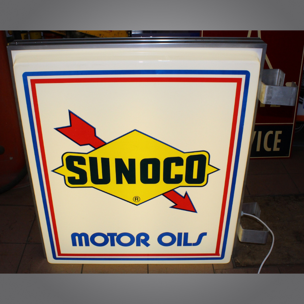 Sunoco-Motor-Oils-Leuchtreklame