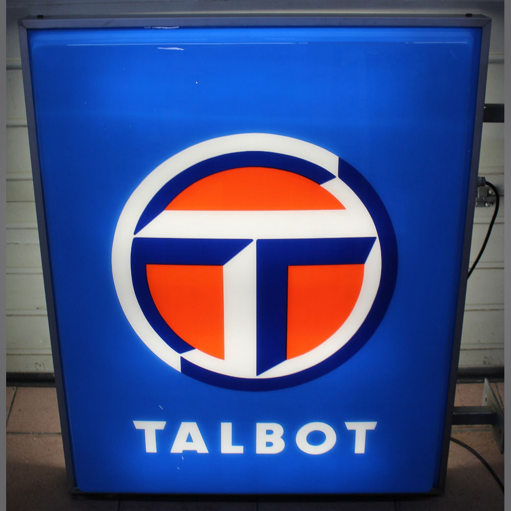 Talbot-Leuchtreklame