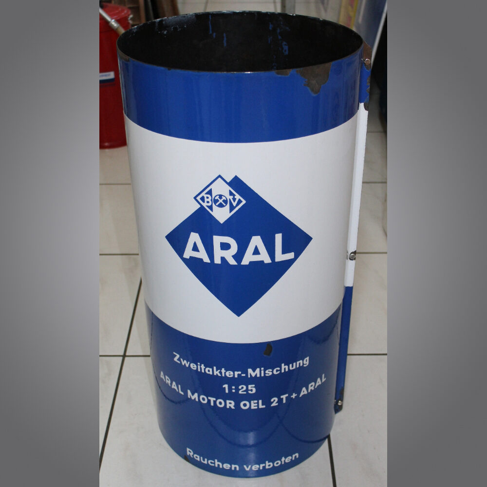 Aral-2Takt-Pumpe-Emailumrandung