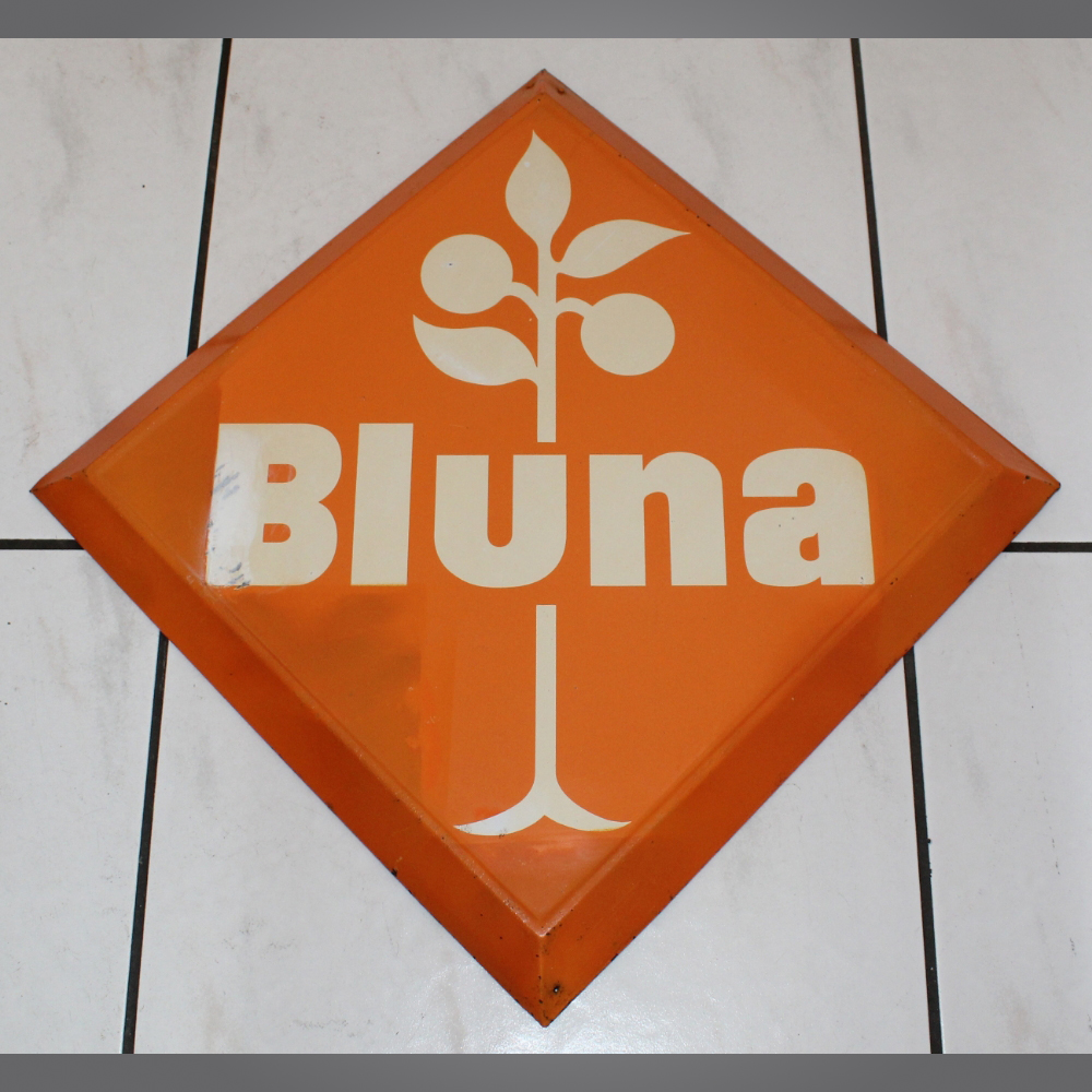 Bluna-Blechschild
