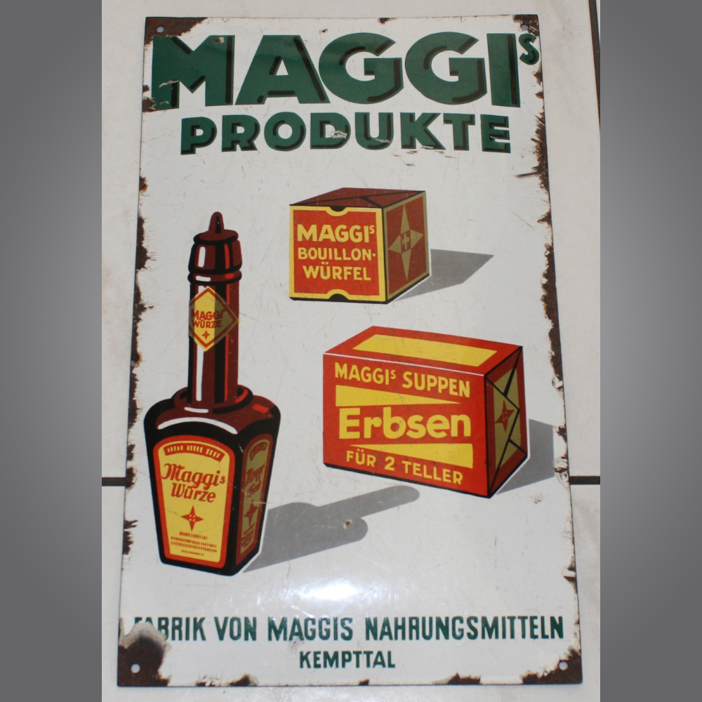 Maggi-Produkte-Emailschild