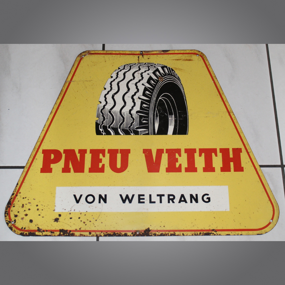 Veith-Pneu-Blechschild