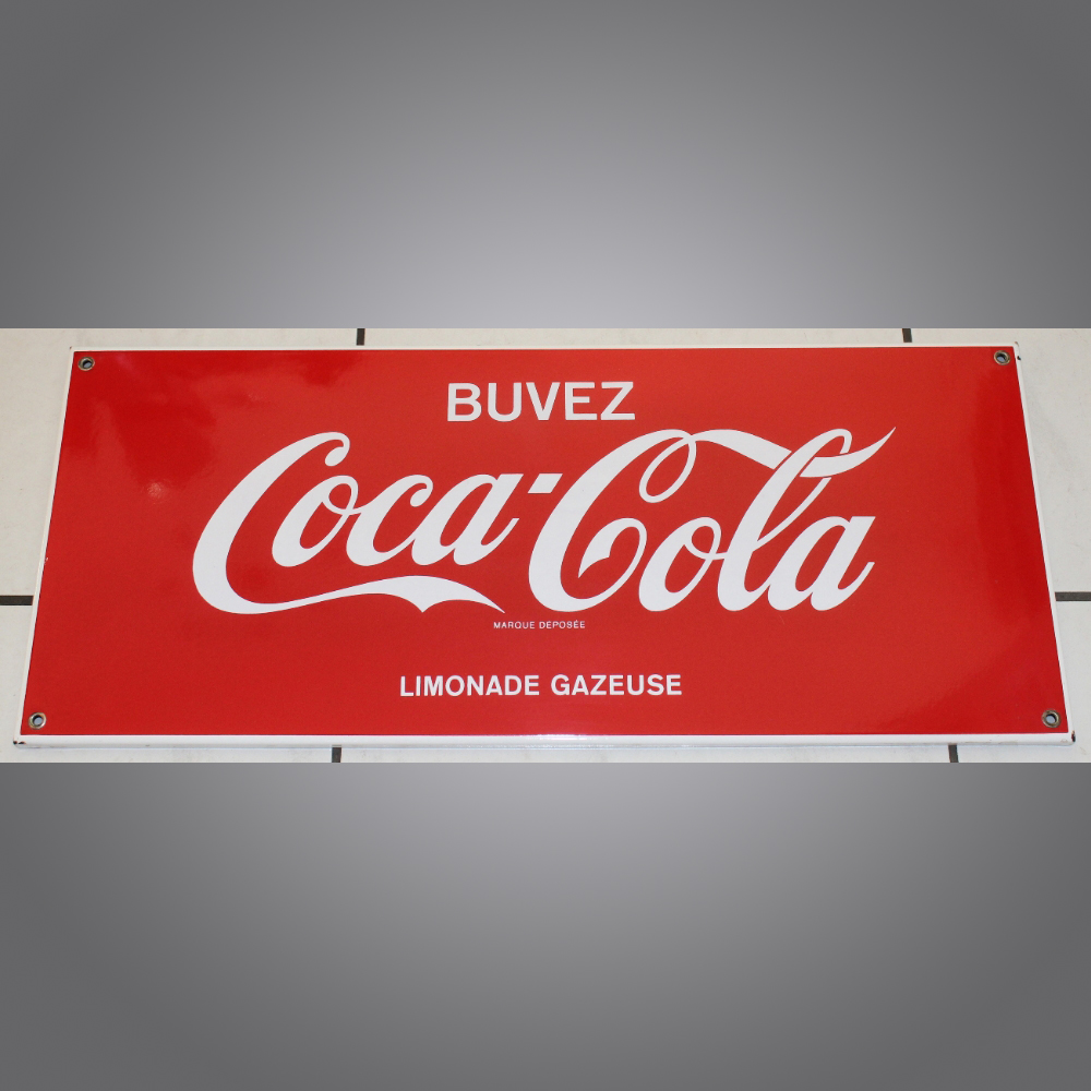 Coca-Cola-Buvez-Emailschild