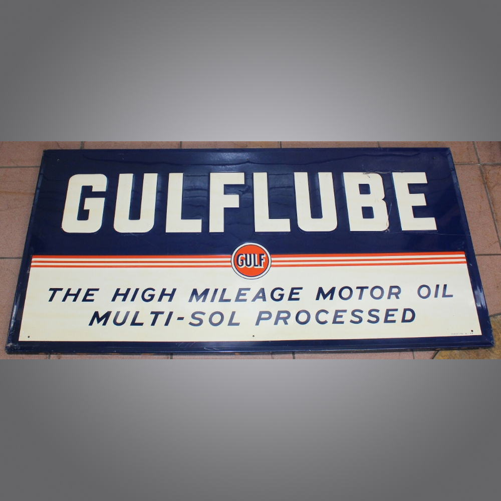 Gulf-Gulflube-Blechschild