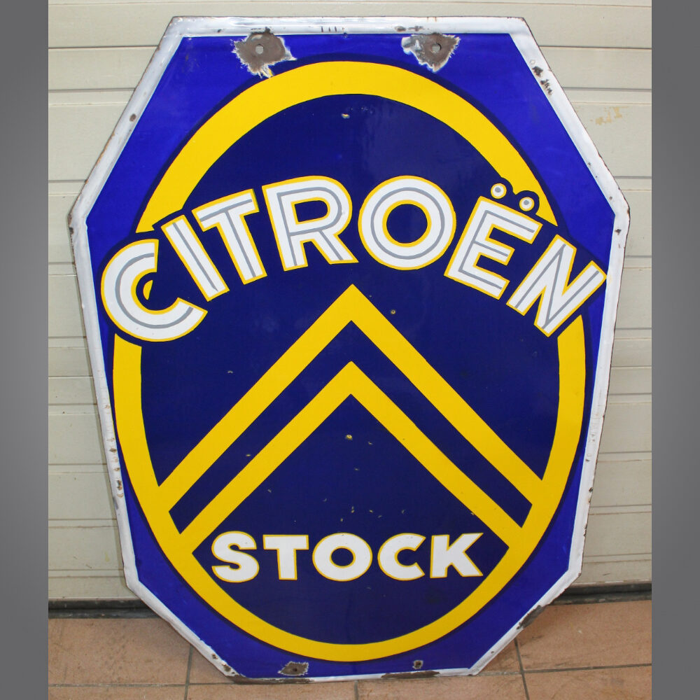Citroën-Stock-Emailschild