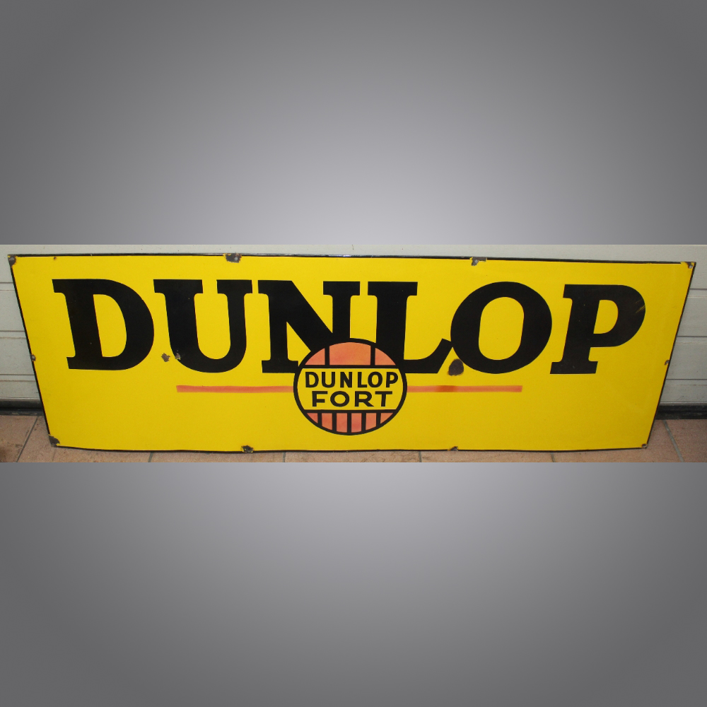 Dunlop-Fort-Emailschild