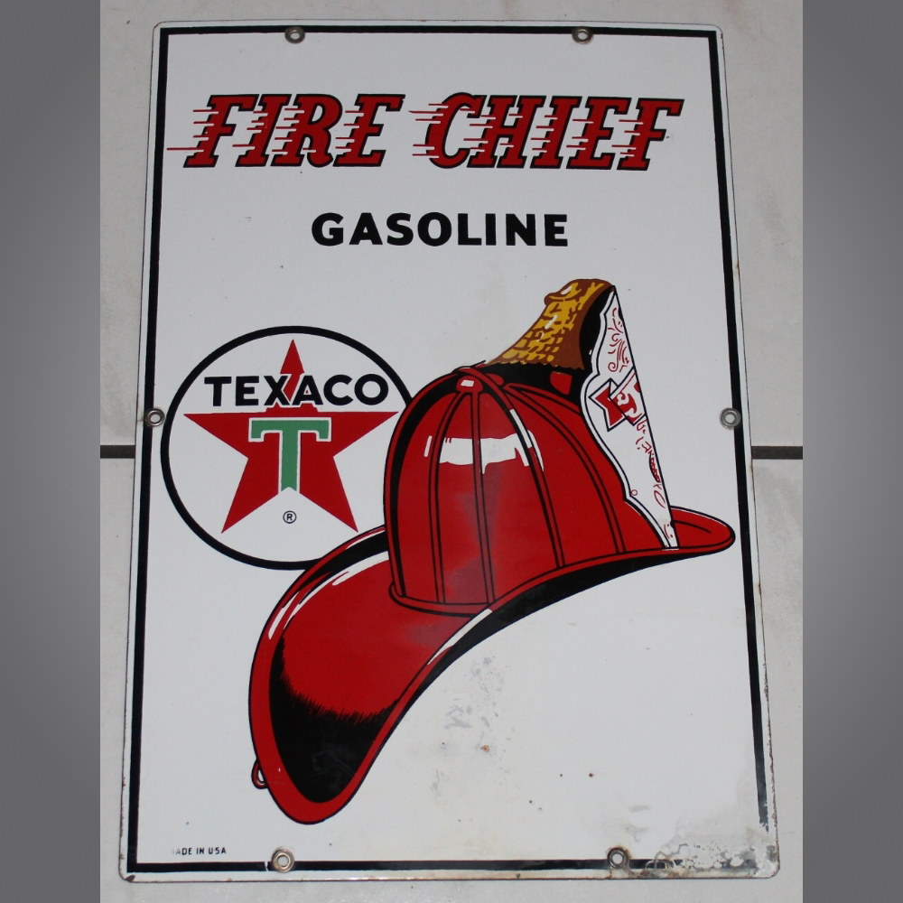 Texaco-Fire-Chief-Emailschild-60s