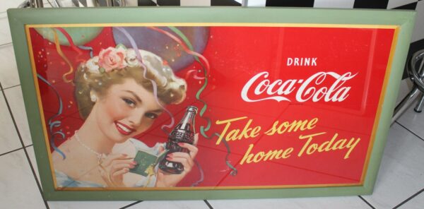 Coca Cola Cardboard 1950 TakeSome 1