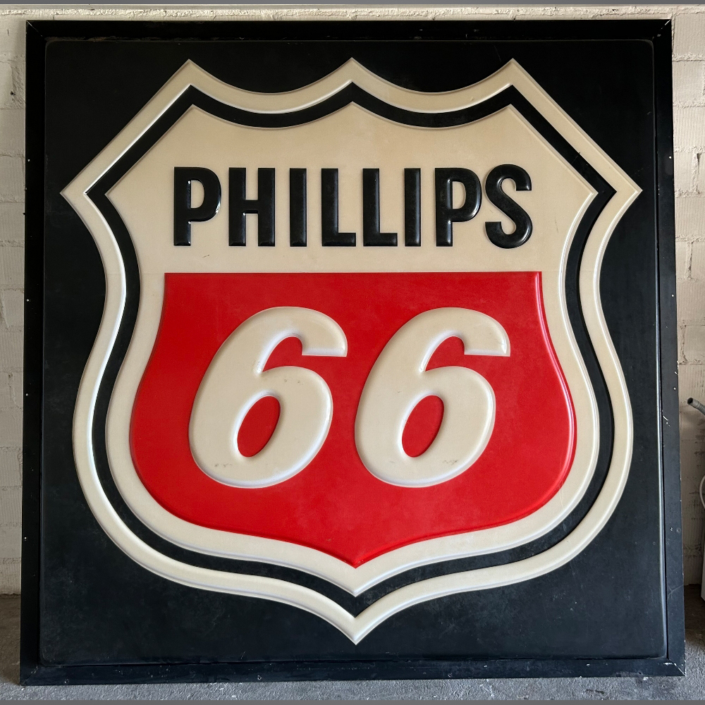 Phillips66-Plexi-Reklame