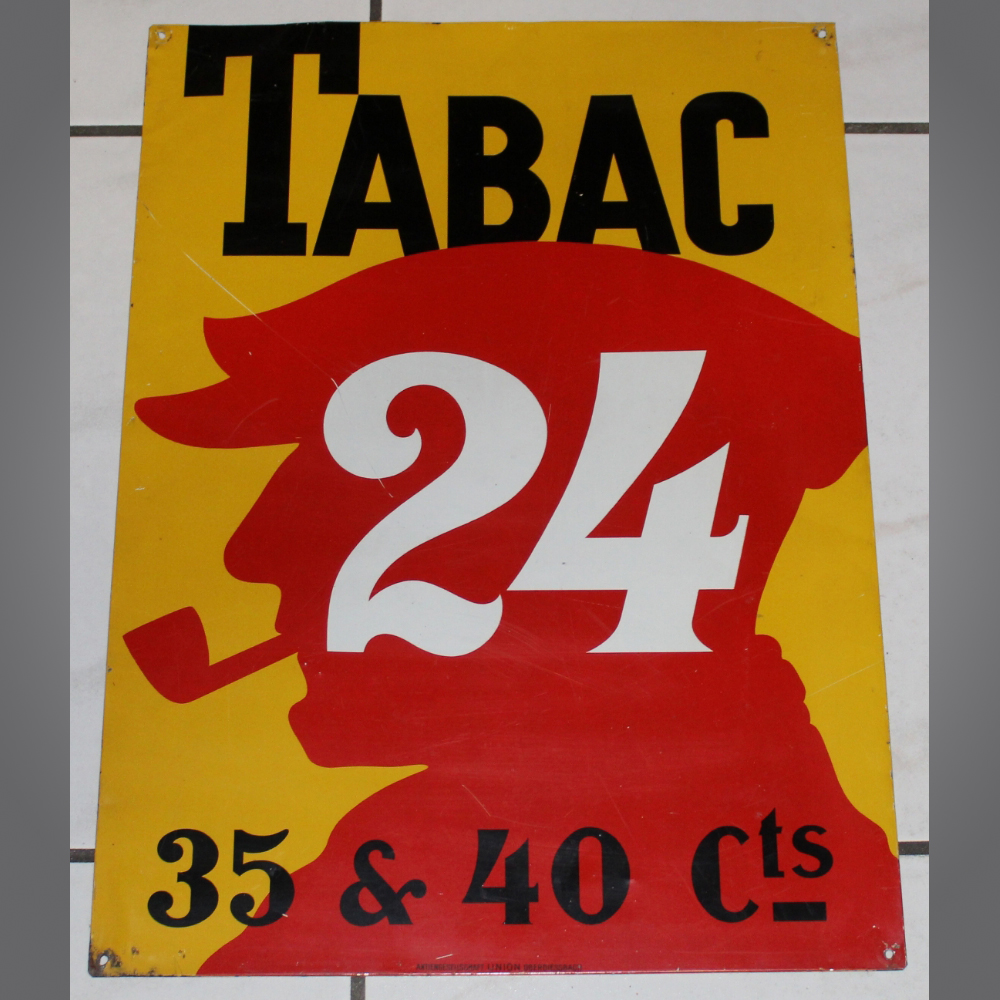 Tabac24-Blechschild
