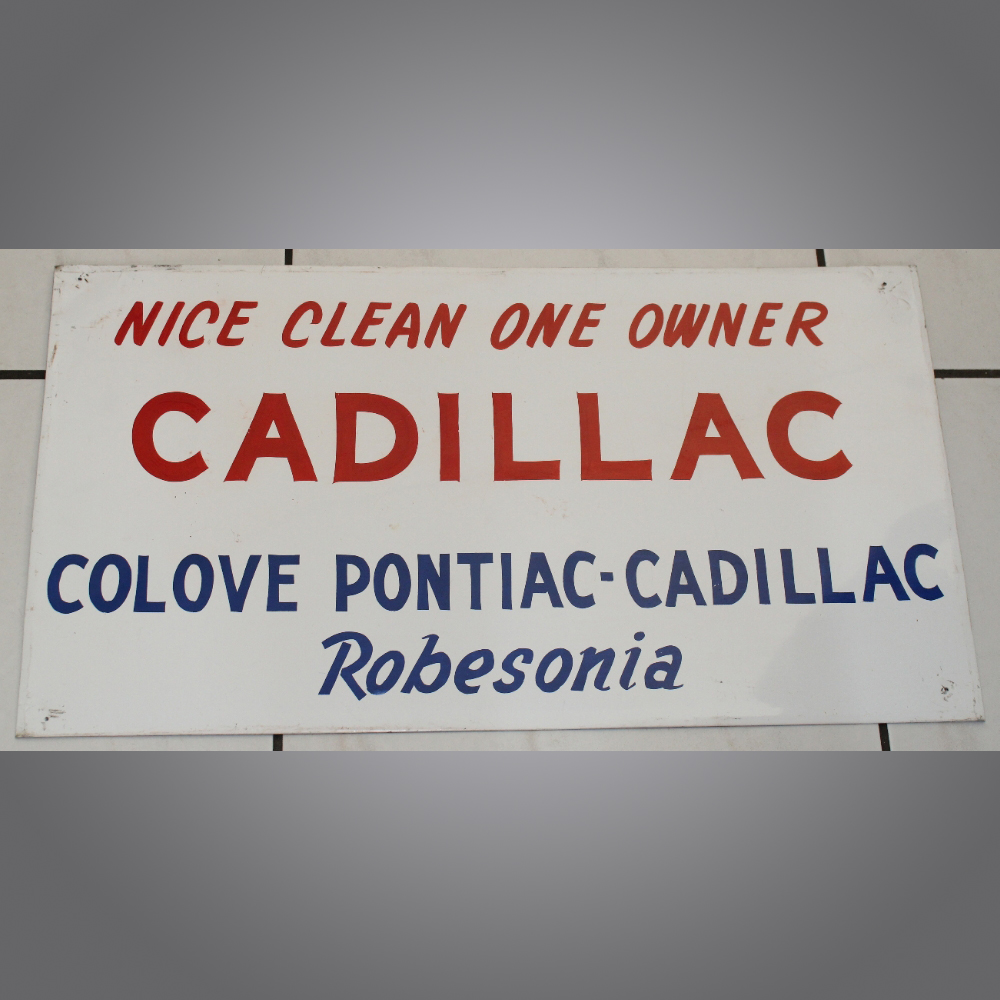 Cadillac-Robesonia-Blechschild