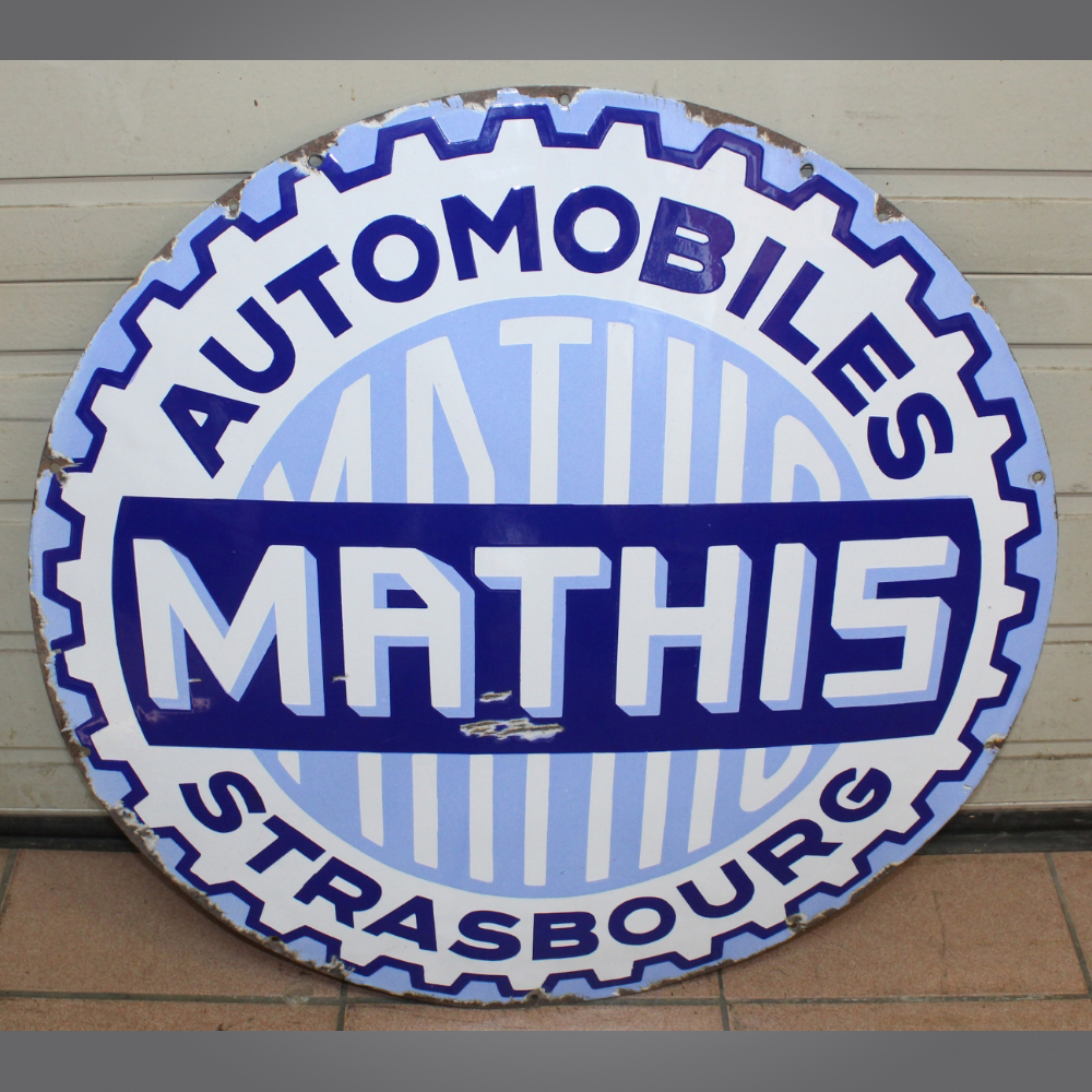 Mathis-Automobiles-Emailschild