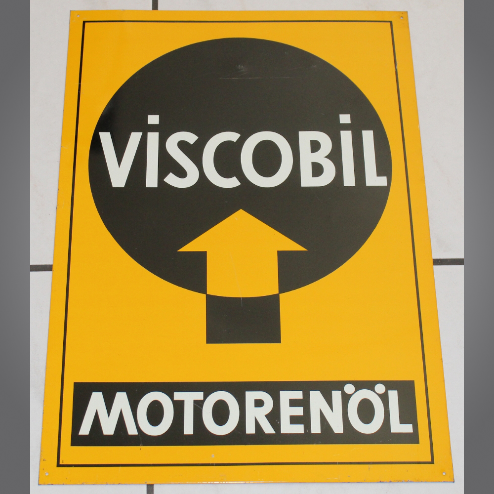 Viscobil-Motorenöl-Blechschild