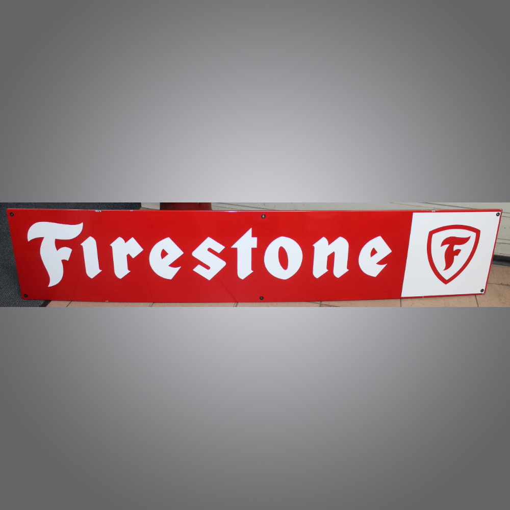 Firestone-F-Emailschild