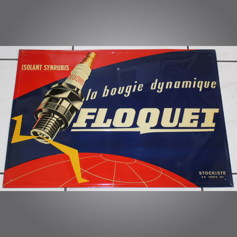 Floquet-Bougie-Blechschild