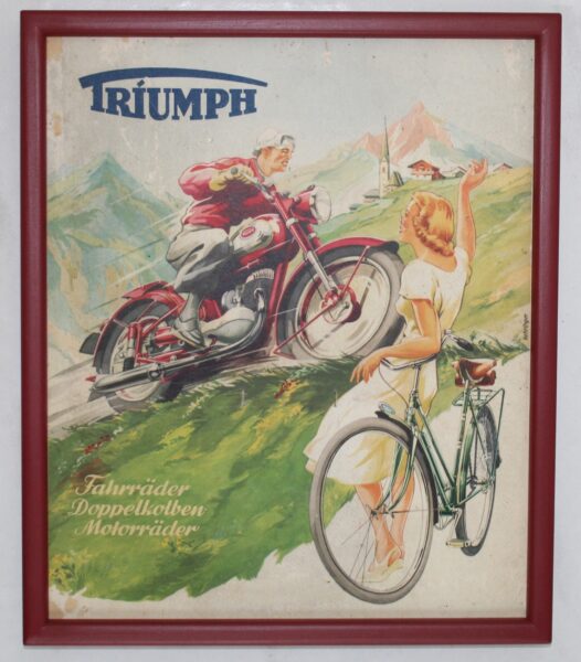 Triumph Kartonreklame 1