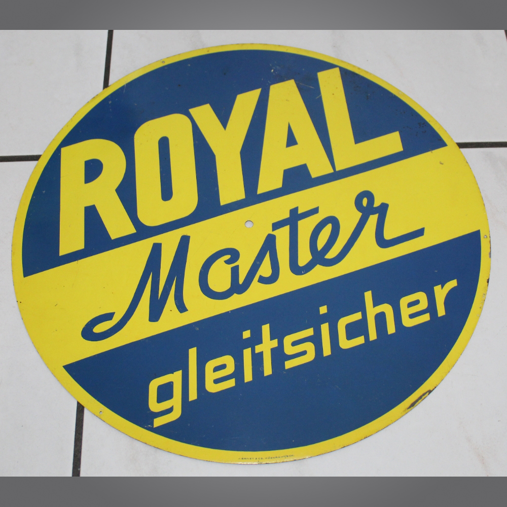 Royal-Master-Blechschild