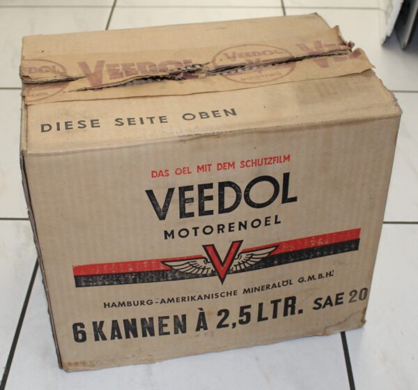 Veedol Motorenoel Kartonschachtel 1