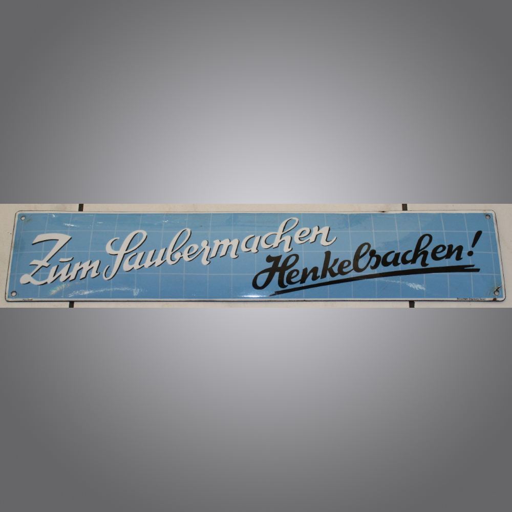 Henkelsachen-Emailschild