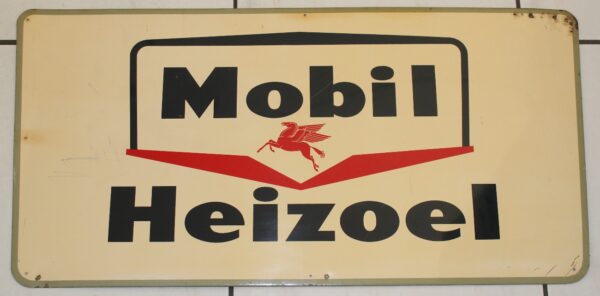Mobil Heizoel Blechschild 1