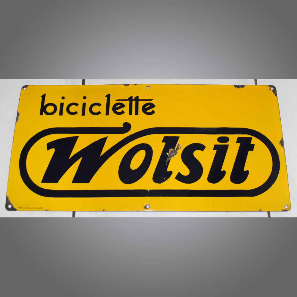 Wolsit-Biciclette-Emailschild