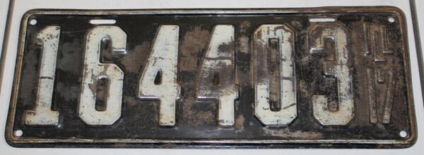 License Plate ILL1917