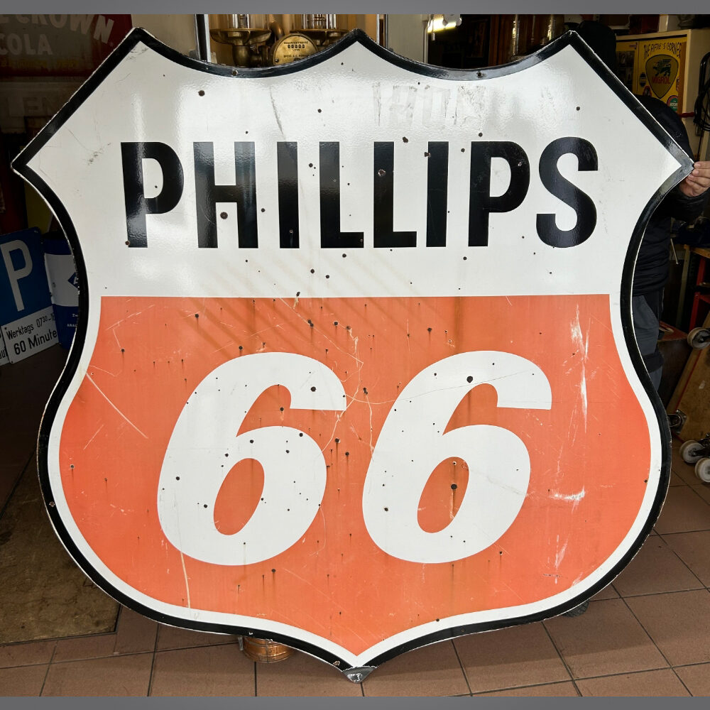 Phillips-66-Emailschild-1962