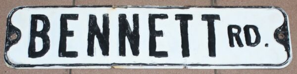 Bennett Rd Streetsign
