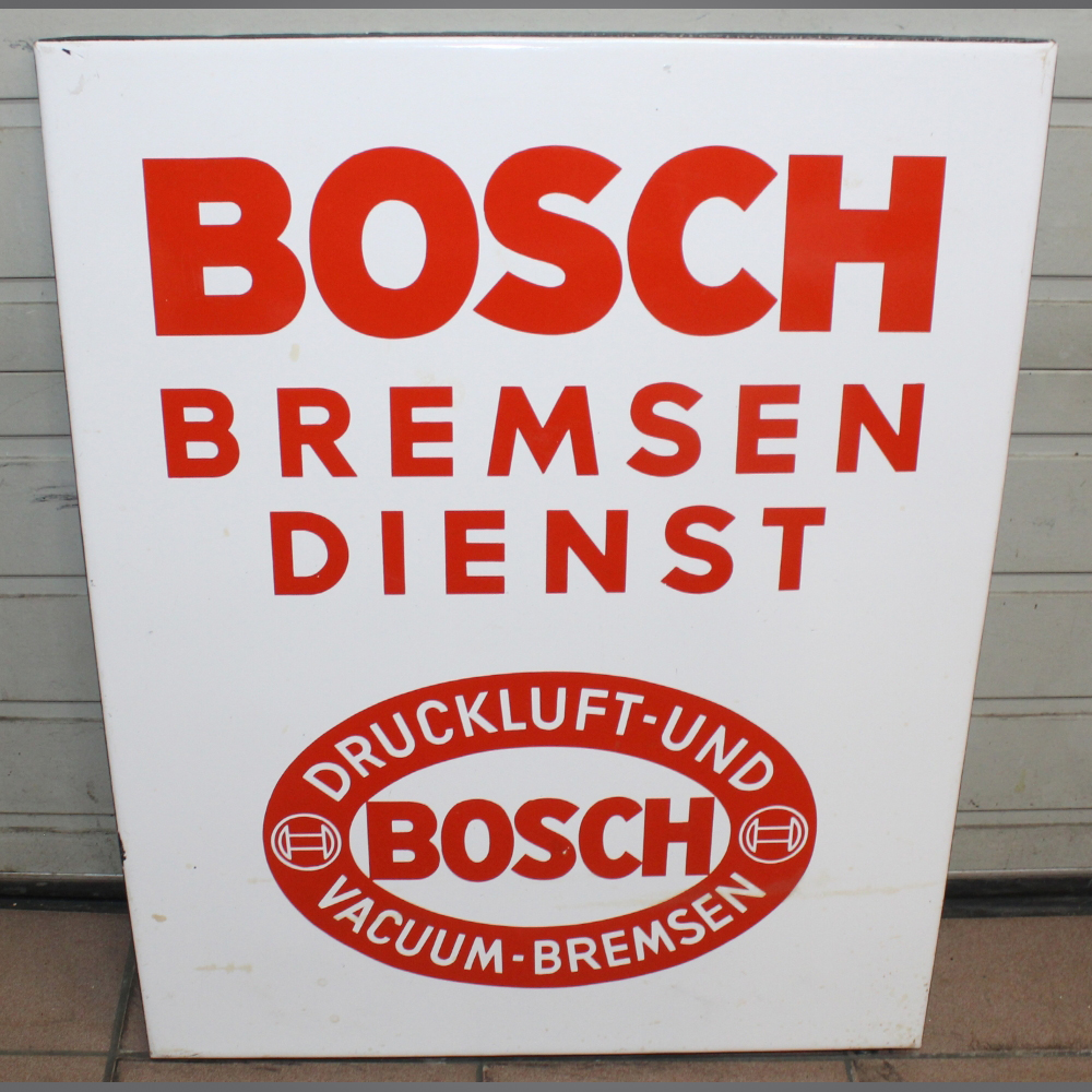 Bosch-Bremsen-Dienst-Emailschild