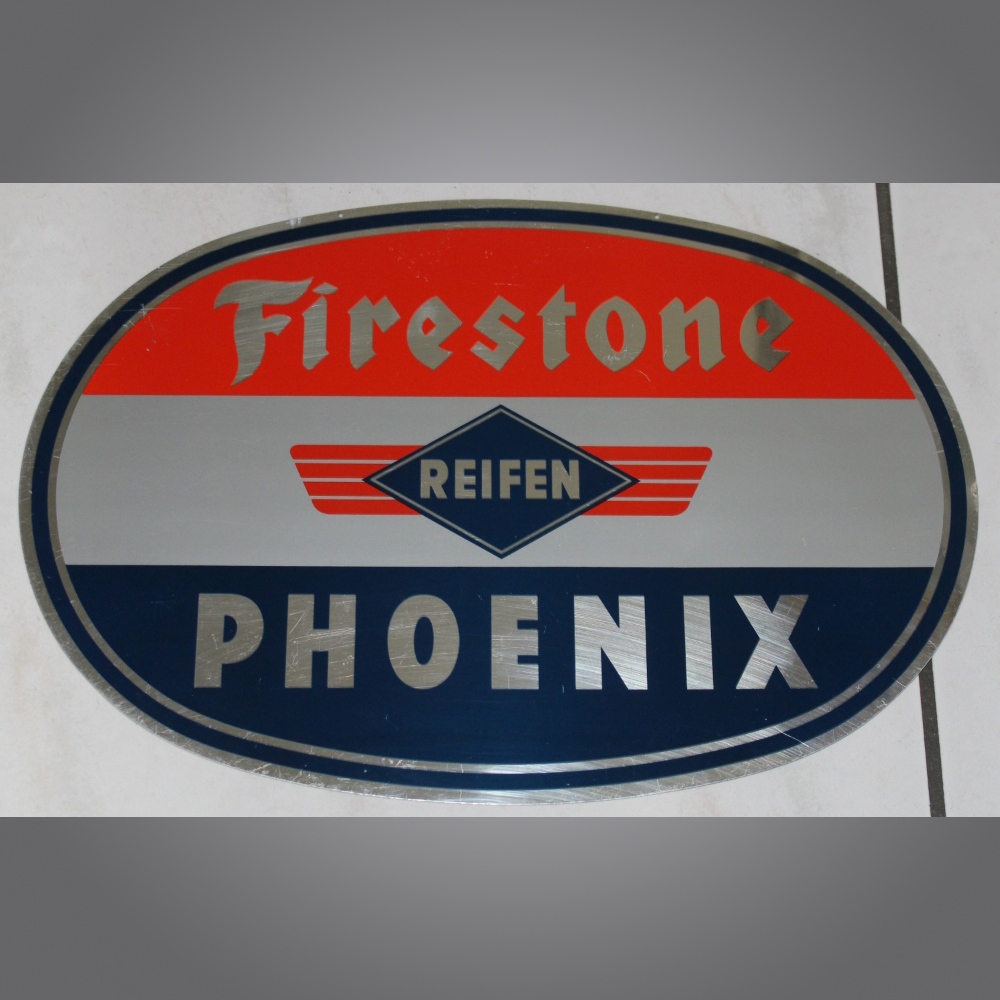 Firestone-Phoenix-Alu-Schild
