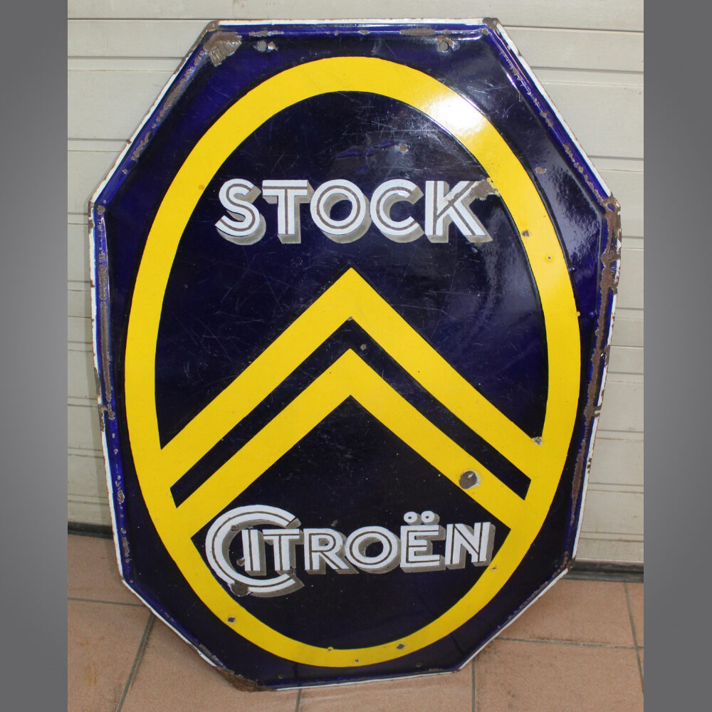 Citroën-Stock-Emailschild