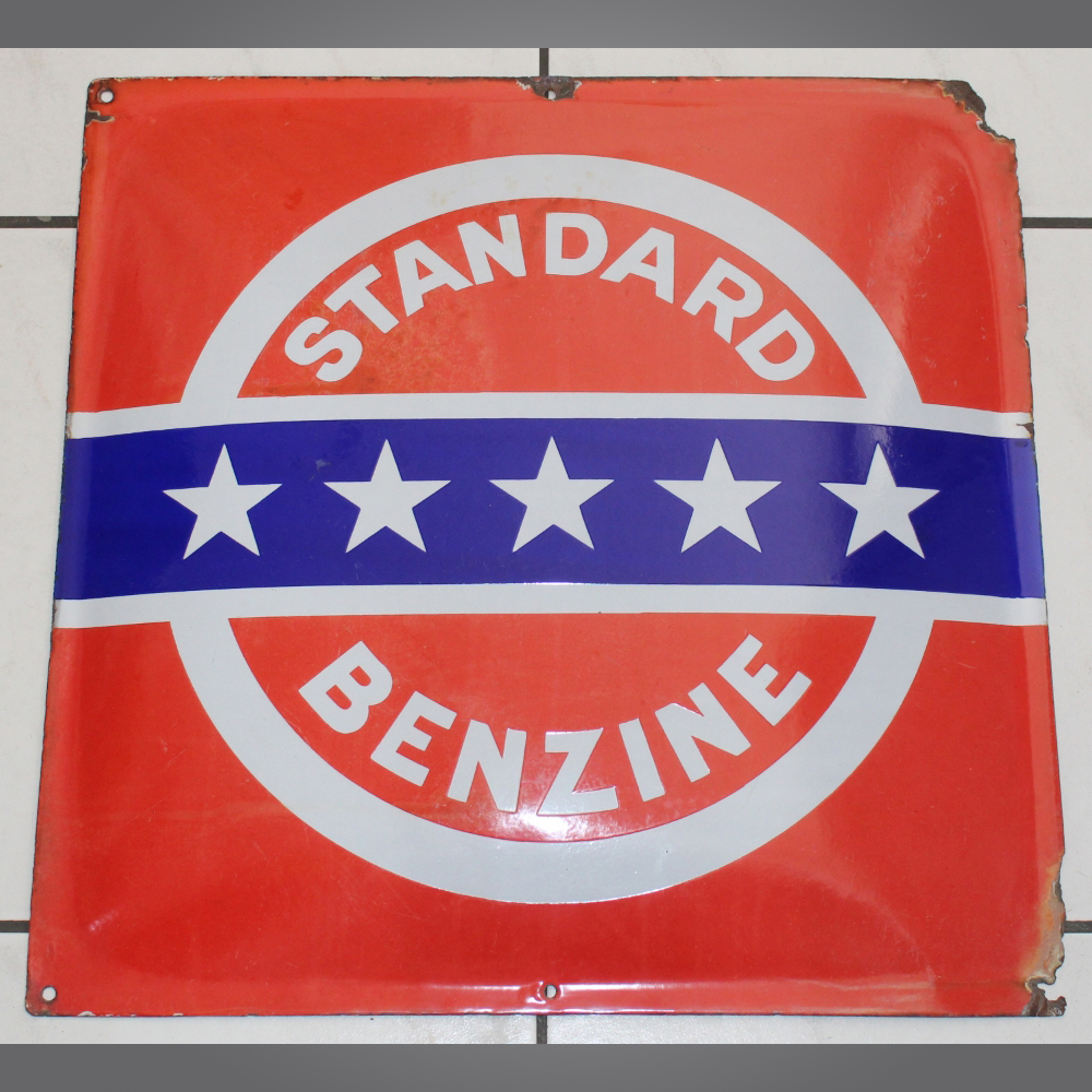 Standard-Benzine-Emailschild