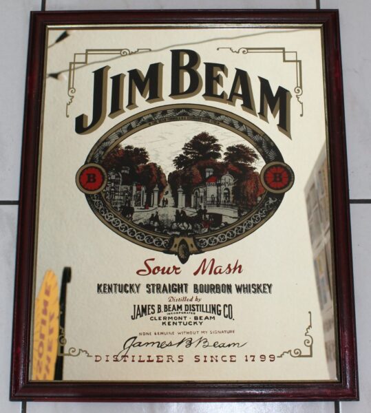 Jim Beam Whiskey Pubspiegel