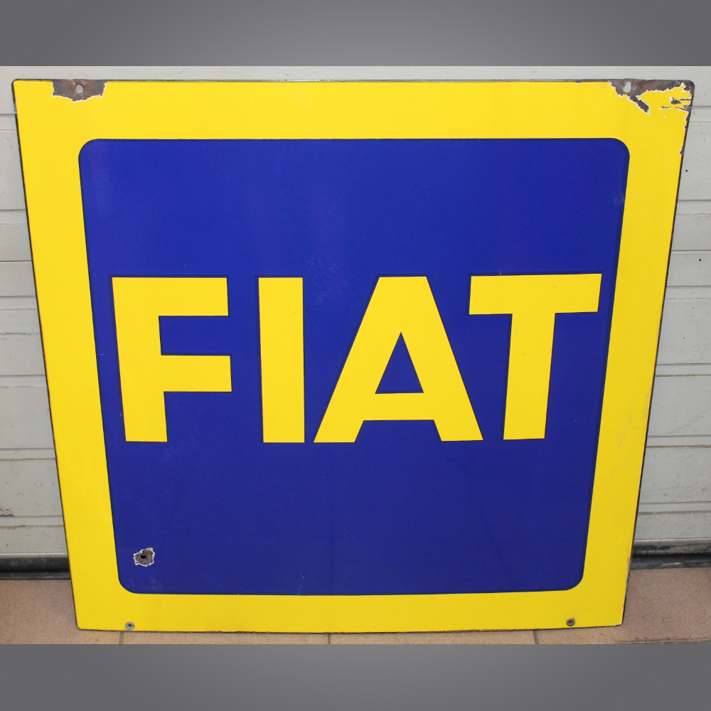 Fiat-Emailschild