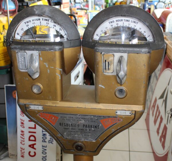 Parkuhr Doppel Duncan Nr.115 Nr.116 2